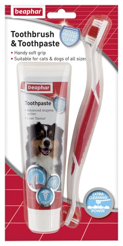 Beaphar Toothbrush & Toothpaste